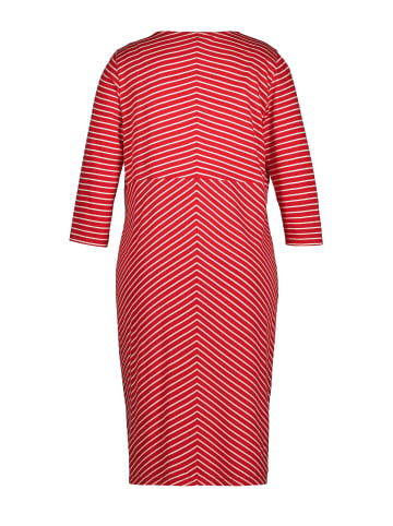 Ulla Popken Jerseykleid in dunkel rot