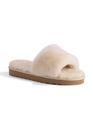 Aus Wooli Slipper Rosebay in Tan