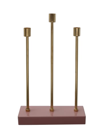 Kayoom Kerzenhalter Art Deco 325 in rosa - gold