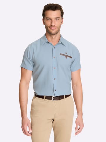 WITT WEIDEN Kurzarm-Hemd in hellblau