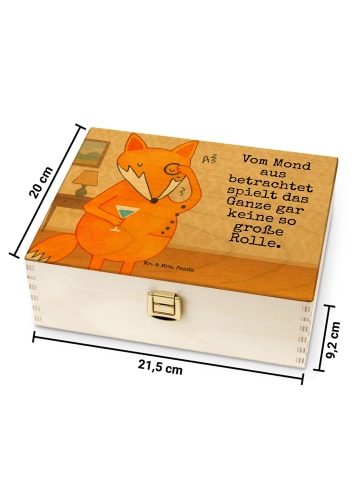 Mr. & Mrs. Panda Tee Box Fuchs Lord Design mit Spruch in Weiß