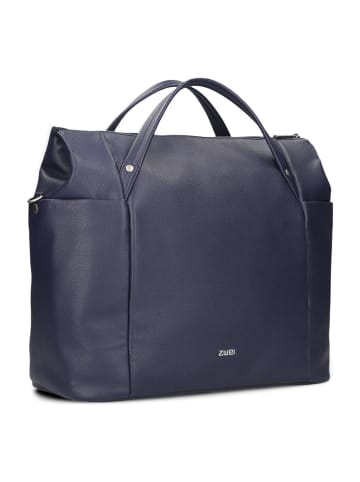 Zwei Pia Shopper Tasche 42 cm Laptopfach in blue
