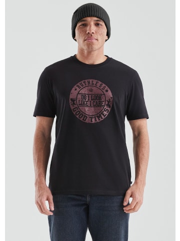 QS T-Shirt in 99D0_schwarz