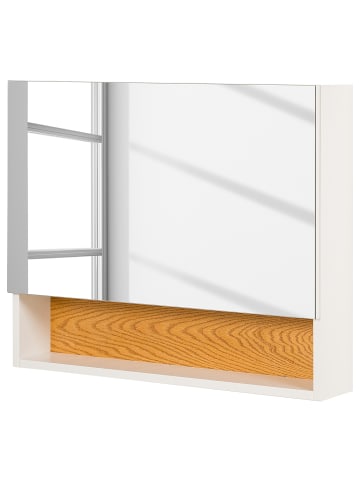home24 Spiegelschrank LINDHOLM in Weiß