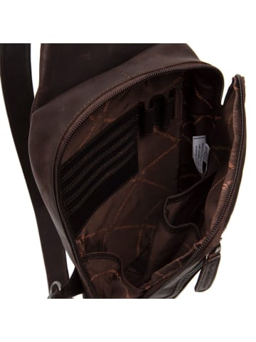 The Chesterfield Brand Rotterdam Umhängetasche Leder 16 cm in brown