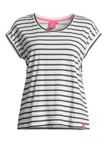 Salzhaut Rundhals T-Shirt für Damen in blau