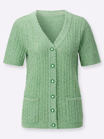 WITT WEIDEN Strickjacke in apfel-ecru-meliert