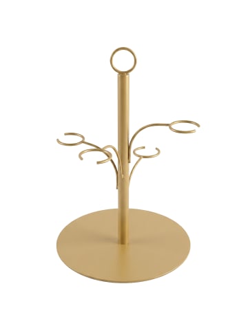 relaxdays Getränke Tower in Gold - 4 Gläser