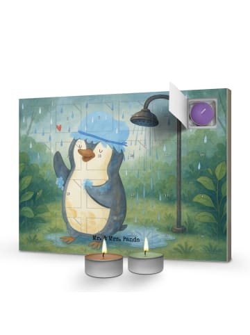 Mr. & Mrs. Panda Duftkerzen Adventskalender Pinguin Duschen Desi... in Weiß