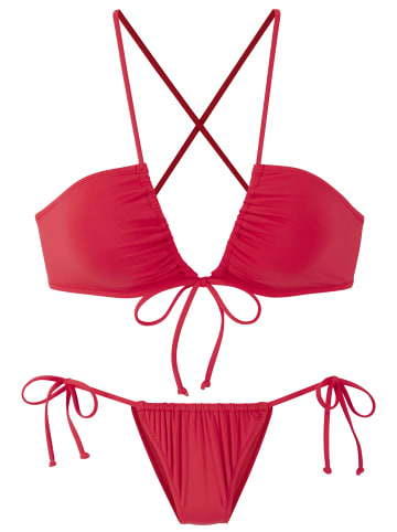 Buffalo Triangel-Bikini in neon rot