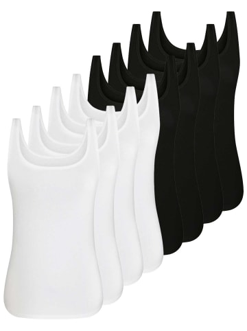 Sassa 8er Sparpack Top in black white