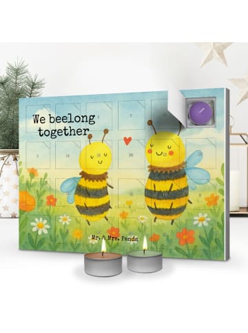 Mr. & Mrs. Panda adventskalender mit kerzen Biene Verliebt Desig... in Weiß