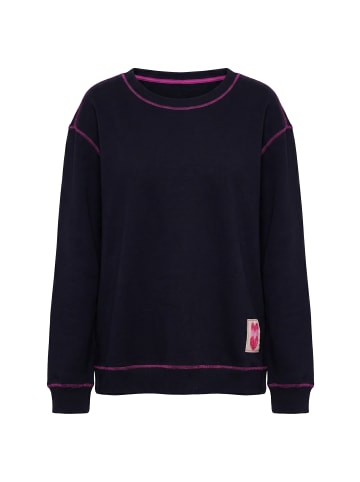 Ulla Popken Sweatshirt in schwarz