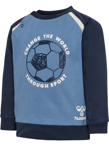 Hummel Hoodie "Hmlbobby Sweatshirt" in Blau