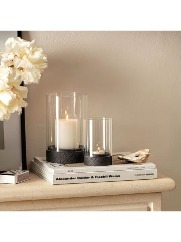 Villeroy & Boch Windlicht Manufacture Rock Home in Schwarz 20 cm