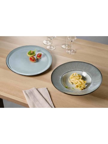 Ritzenhoff & Breker 4er Set Pizzateller Salerno ø 32 cm in grau