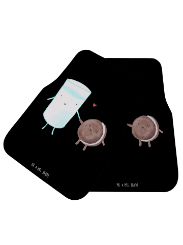 Mr. & Mrs. Panda Automatte Milch Keks ohne Spruch in Schwarz