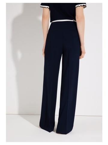 More & More fließend, weite Hose in marine