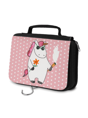 Mr. & Mrs. Panda Kulturbeutel Einhorn Woodstock ohne Spruch in Rot Pastell