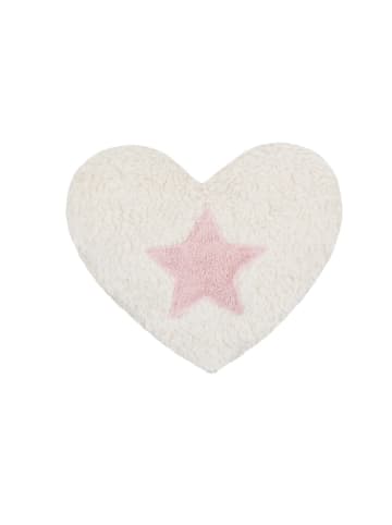 Efie Dinkel-Bio-Wärmekissen, rosa Stern, GOTS, Made in Germany, Größe ca 23 x 22 cm