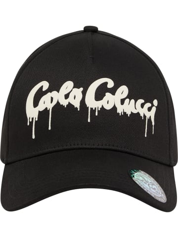 Carlo Colucci Baseball Cap Depaoli in Schwarz