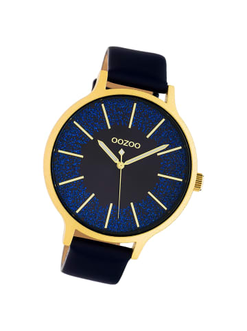 Oozoo Analog-Armbanduhr Oozoo Timepieces schwarz groß (ca. 44mm)