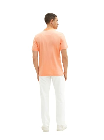 Tom Tailor Poloshirt kurzarm für Herren in orange