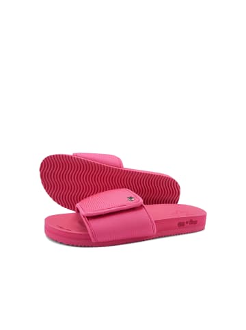 Flip Flop Slides "pool*velcro" in Pink