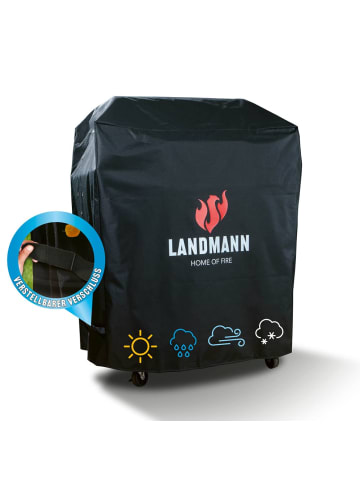 Landmann Wetterschutzhaube 15706-B Premium 60x96x120cm schwarz Schwarz