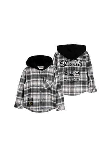 SOLANG shirt in Grau Offwhite