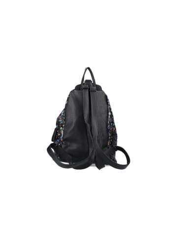 rieker Rucksack in schwarz comic/ black