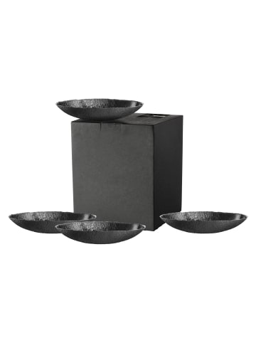 Eisch 4er Set Schalen Sen Black ø 21 cm in schwarz