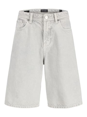 JACK & JONES Junior Jjialex Baggy Jeansshorts in ecru