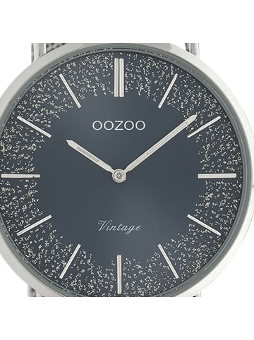 Oozoo Armbanduhr Oozoo Vintage Series silber groß (ca. 40mm)