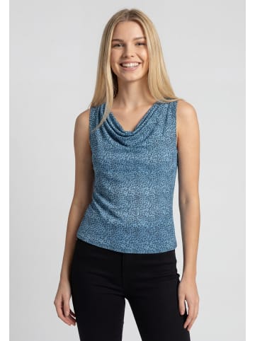 myMo Women Top in blue black