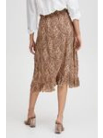 b. young BYMMJOELLA LONG FRILL SKIRT - LIGHT WOVEN Regular fit in Iced Coffee Mix