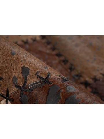Arte Espina Kurzflor Teppich Voila 125 in braun - rechteckig