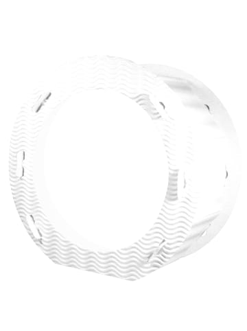URSUS Runde Laterne 3D-Wellpappe, Weiß, 21cm, 1Stk. - ab 3 Jahren