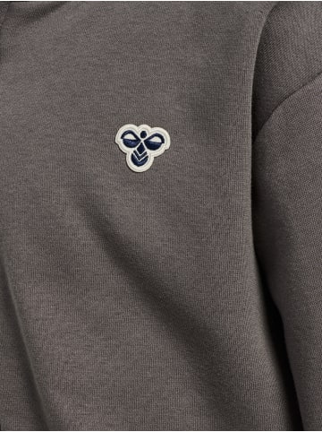 Hummel Reißverschluss Kapuzenpullover Hmljr Loose Kinder in DARK GULL GRAY