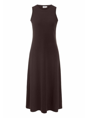 Hessnatur Hessnatur Strickkleid Regular aus reiner Bio-Merinowolle in kakao braun