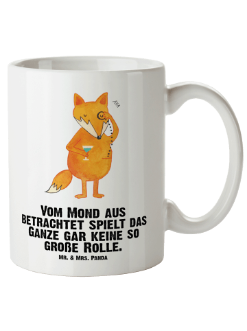 Mr. & Mrs. Panda XL Tasse Fuchs Lord mit Spruch in Weiß