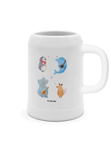 Mr. & Mrs. Panda Krug Big Einheit ohne Spruch in Weiß