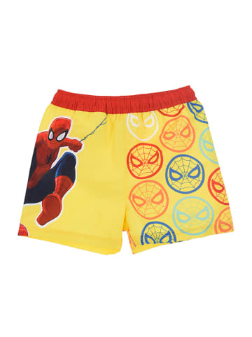 Spiderman Badehose Shorts in Gelb