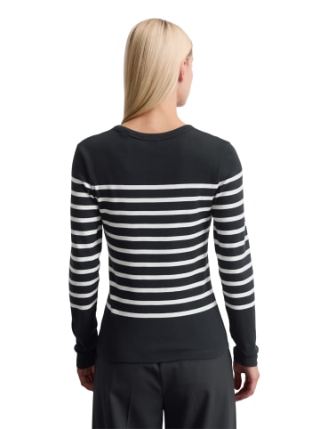 Marc O'Polo Gestreiftes Longsleeve slim in Dark Blue