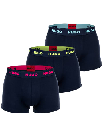 HUGO Boxershort 3er Pack in Blau (Navy)