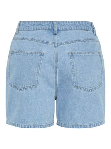 Pieces Jeansshorts in Light Blue Denim