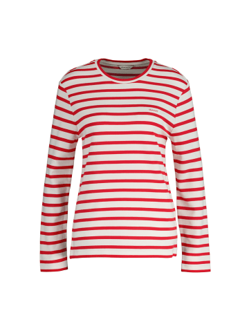 Gant Shirt Slim Striped 1x1 LS in BrightRed