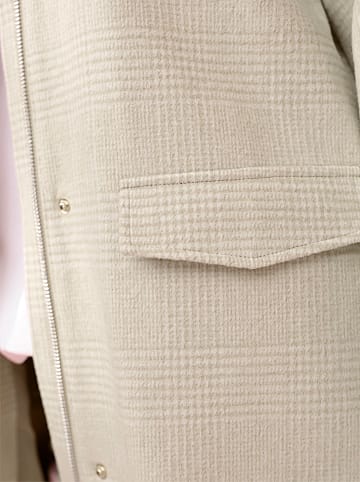 Heine Mantel in beige-champagner-meliert