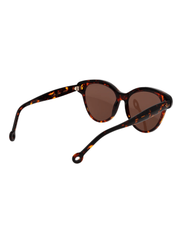Hally & Son Frauen Sonnenbrille Schmetterling Havanna