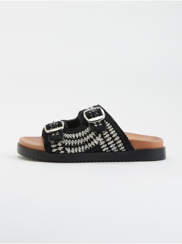 KOROSHI Flat women's sandal in SCHWARZ